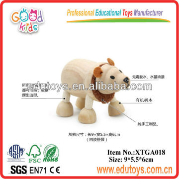 Wooden 3D Models Toys - Polar Bear Toy